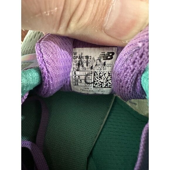 New Balance Fresh Foam Arishi V2 Teal Purple Athletic Shoes Womans 7.5 - Picture 7 of 8